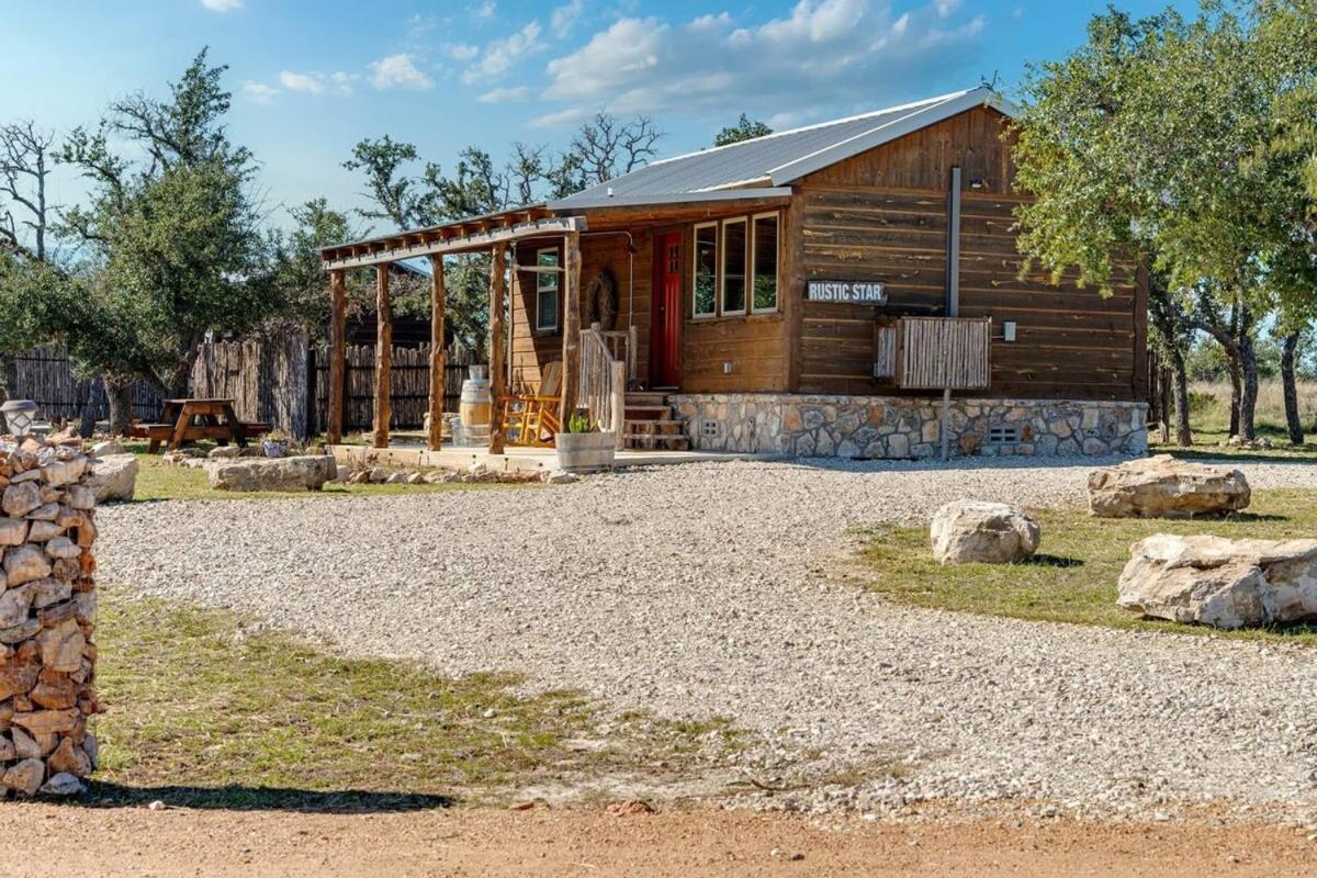 Rockin' R - Rustic Star Cabin Fredericksburg Exterior foto